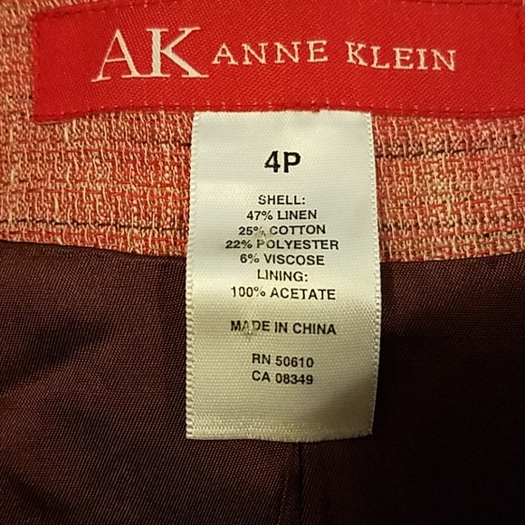 Anne Klein brand ladies blazer size 4P - Picture 4 of 8